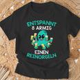 Relaxed Eight-Armed A Reinorgeln Saufen Party Malle T-Shirt Geschenke für alte Männer