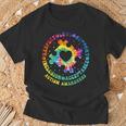 Respect Love Support Acceptance Autism Awareness Puzzle T-Shirt Gifts for Old Men