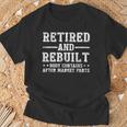 Retired And Rebuilt Hip Knee Replacement Parts T-Shirt Gifts for Old Men