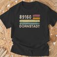 Retro 89160 Dornstadt Vintage Gemeinde Plz T-Shirt Geschenke für alte Männer