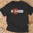 Retro Colorado Flag Columbine Flower Artistic Nature T-Shirt Gifts for Old Men