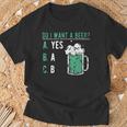 Retro Drinking Lover St Patrick's Day Do I Want A Beer T-Shirt Gifts for Old Men