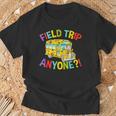 Retro Field Trip Anyone Magic School Bus Driver T-Shirt Gifts for Old Men