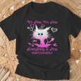 Retro Lab Week 2024 Im Fine Everything Is Fine Pink T-Shirt Gifts for Old Men