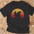 Retro Vintage Sunset Squirrel T-Shirt Geschenke für alte Männer