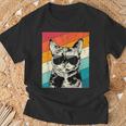 Cat Lover Gifts, Retro Vintage Shirts