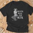 Richtig Bock Auf Metal Heavy Metal Festival T-Shirt Geschenke für alte Männer