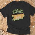 Rolling Fatties Weed Cat Marijuana T-Shirt Gifts for Old Men