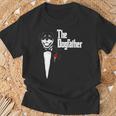 Rottweiler The Dogfather Rottweiler Rottie Dog Dad T-Shirt Gifts for Old Men
