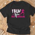 I Run For Ice Cream T-Shirt Gifts for Old Men