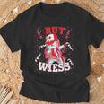 Rut Wiess Carnival Costume Cologne Red Confetti Unicorn T-Shirt Geschenke für alte Männer