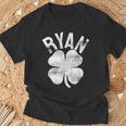 Ryan St Patrick's Day Irish Family Last Name Matching T-Shirt Gifts for Old Men