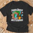 Saarländer Auf Welttournee Saarland Liebe Travel S T-Shirt Geschenke für alte Männer