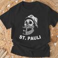 Saint Pauli Sailor Sailor Skull Hamburg T-Shirt Geschenke für alte Männer