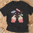 Saranghae Kpop Finger Heart Para Niñas Kpop Fan Camiseta unisex Regalos para ancianos