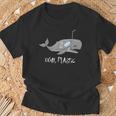 Save Oceans Marine Life Plastic Pollution Waste T-Shirt Gifts for Old Men