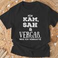 I Came Saw & Forget What I Wasorhatten T-Shirt Geschenke für alte Männer