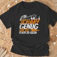 Scharf Enug Um Sie Flach Zu Llegen Wooden Chainsaw T-Shirt Geschenke für alte Männer