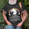 School Psychologists Magical Like Unicorns T-Shirt Gifts for Old Men