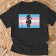 Seahorse Dad Pregnant Trans Man T-Shirt Gifts for Old Men