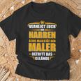 Seine Majestät Der Maler Betritt Das Gelände German Language T-Shirt Geschenke für alte Männer