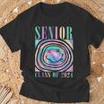 Senior 2024 Tie Dye Senior 24 Graduation Class Of 2024 T-Shirt Gifts for Old Men