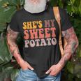 She Is My Sweet Potato I Yam Couples Valentine's Day T-Shirt Gifts for Old Men
