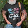 He Or She What Will Our Little Snowflake Be Gender Reveal T-Shirt Gifts for Old Men