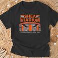 Shea Stadium New York Retro Baseball Park Vintage Old School T-Shirt Gifts for Old Men