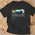 Sierra LeoneT-Shirt Gifts for Old Men