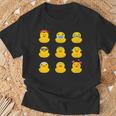 Simpáticos Patos Pequeños Niños Niñas Patos De Goma Patitos Camiseta unisex Regalos para ancianos