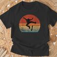 Skaters Having Fun Retro Sunset Skateboard N Skater T-Shirt Geschenke für alte Männer