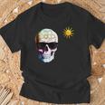 Skull With Sunglasses And Gears T-Shirt Gifts for Old Men