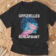 Sleep Axolotl Pyjamas Axolotls T-Shirt Geschenke für alte Männer