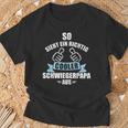 So Sieht Richtig Cooler Schwiegerdad Aus Für Schwiegerfather In Law T-Shirt Geschenke für alte Männer