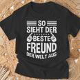 So Ssieht Der Beste Freund Der Welt Aus Slogan Bester Freund T-Shirt Geschenke für alte Männer