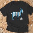 Soccer Football Greatest Of All Time Goat Number 10 T-Shirt Gifts for Old Men