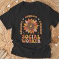 Social Worker Advocate Support Empower Social Worker T-Shirt Gifts for Old Men