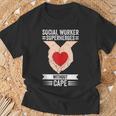 Social Worker Superheroes Without Cape T-Shirt Gifts for Old Men