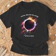 Solar Eclipse 2024 4824 Totality Event Watching Souvenir T-Shirt Gifts for Old Men