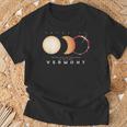 Solar Eclipse 2024 Vermont Total Eclipse American Graphic T-Shirt Gifts for Old Men
