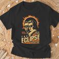 Solar Eclipse 2024 Vintage Science Fiction Movie Poster T-Shirt Gifts for Old Men