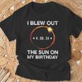 Solar Eclipse Birthday I Blew Out The Sun On My Birthday T-Shirt Gifts for Old Men