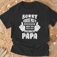 Sorry Ichersuche Mich Zu Benehmen Aber Ich Komme Nach Papa S T-Shirt Geschenke für alte Männer