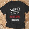 Sorry I'm Too Busy Being An Awesome Brakeman T-Shirt Gifts for Old Men