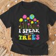 I Speak For Trees Earth Day Save Earth Insation Hippie T-Shirt Gifts for Old Men