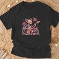 Sphynx Chat Jouant Guitare Électrique Rock T-Shirt Cadeaux pour les vieillards