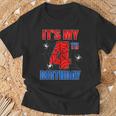 Spider Web 4 Years Old It's My 4Th Birthday Boy Party T-Shirt Gifts for Old Men