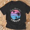 Spring Break 2024 Cancun Mexico Beach Retro Surf Vacation T-Shirt Gifts for Old Men