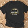 St Johnsbury Vermont Vt Total Solar Eclipse 2024 T-Shirt Gifts for Old Men
